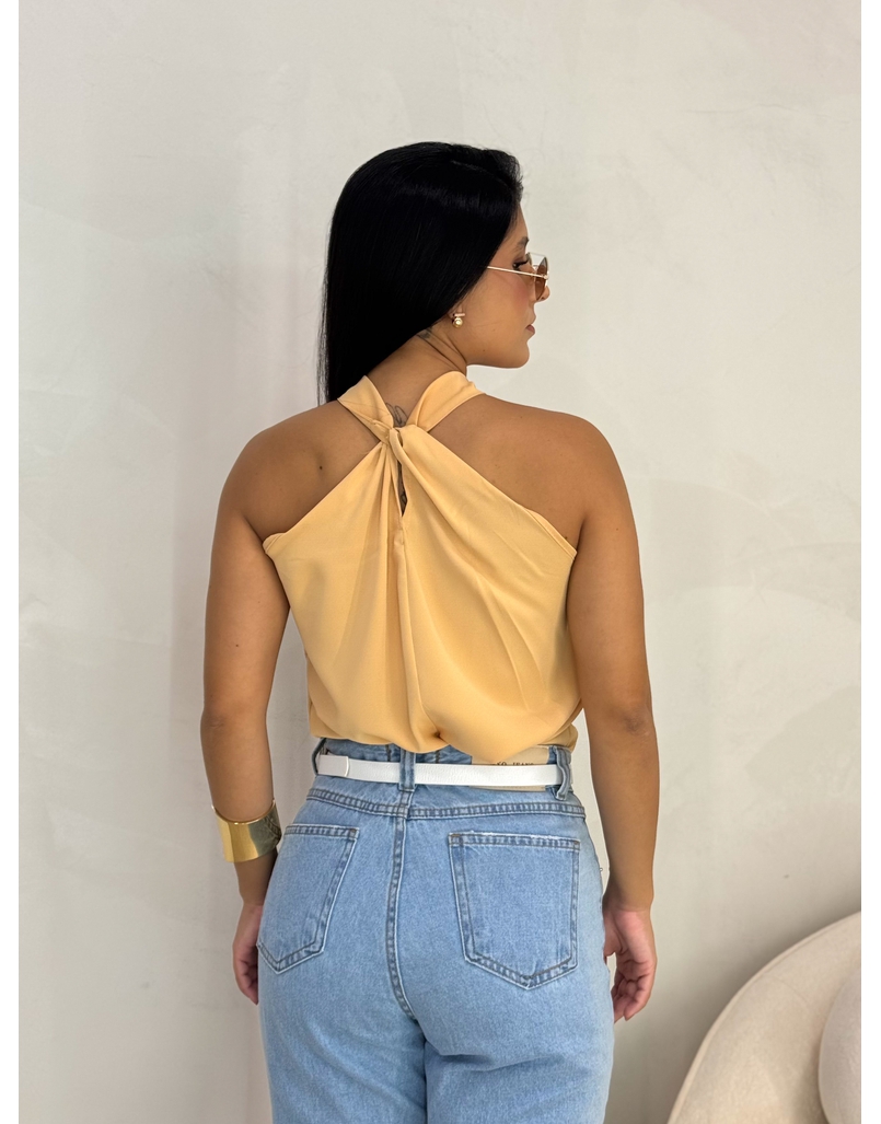 Blusa Detalhe Nó Cappuccino