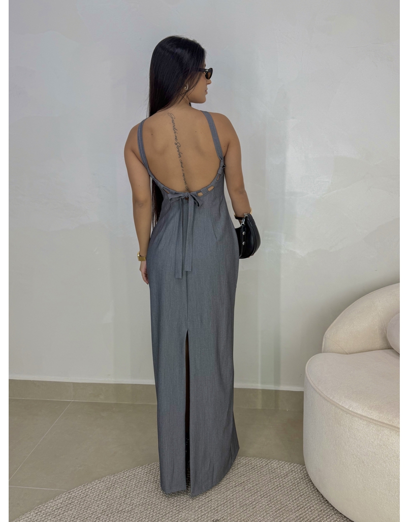 Vestido Frente Única Cintia Chumbo