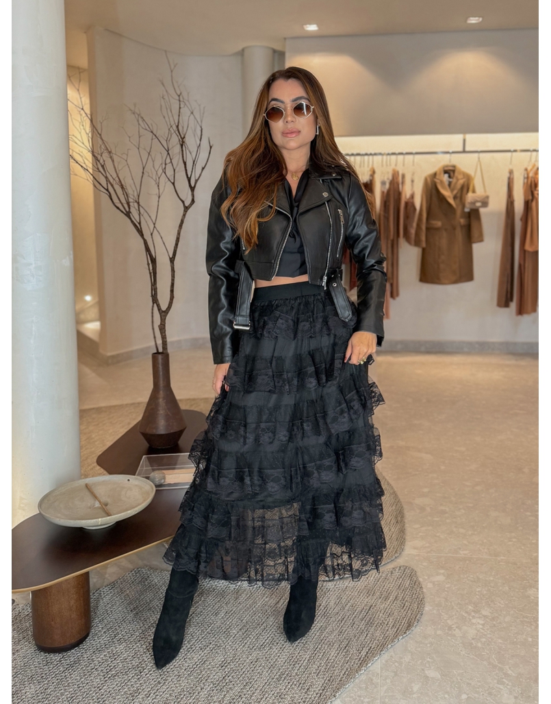 Saia Tule Toronto Preta 