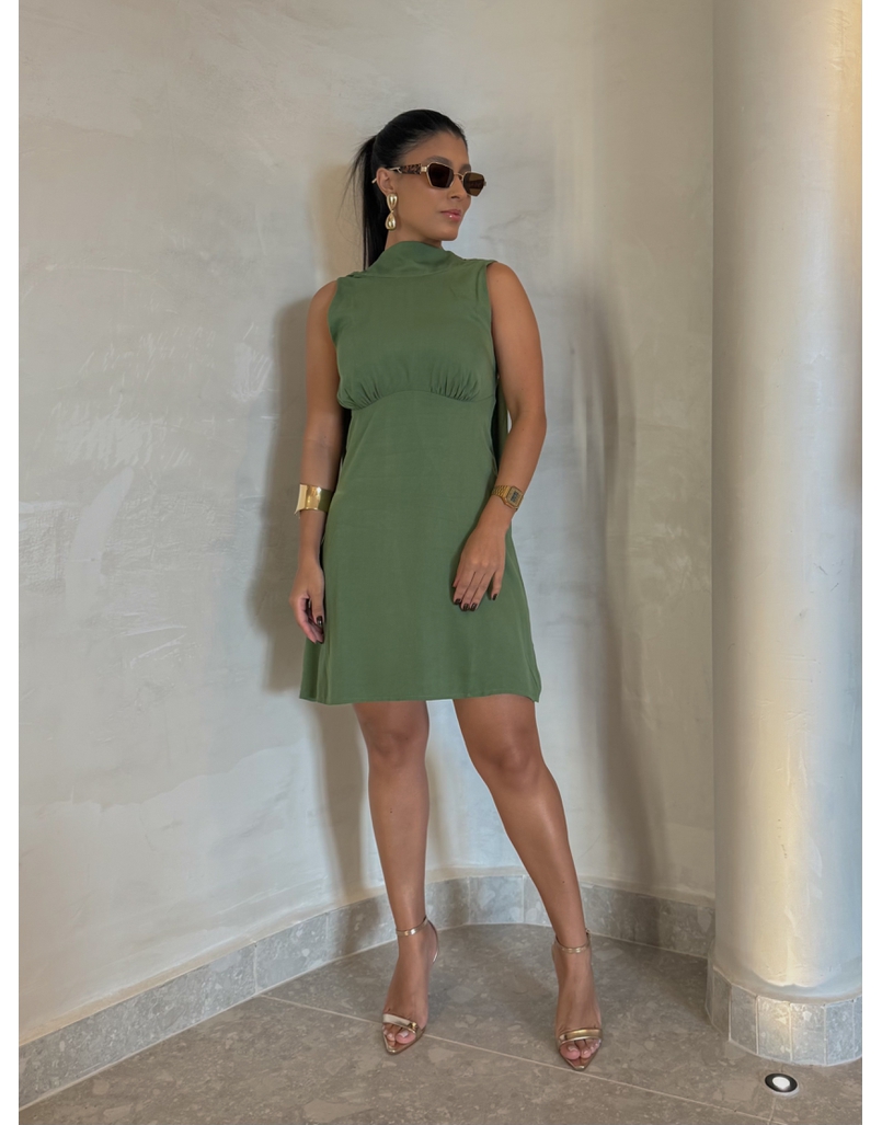 Vestido Lenço Ana Verde 