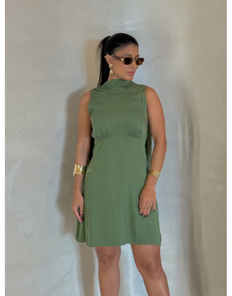 Vestido Lenço Ana Verde 