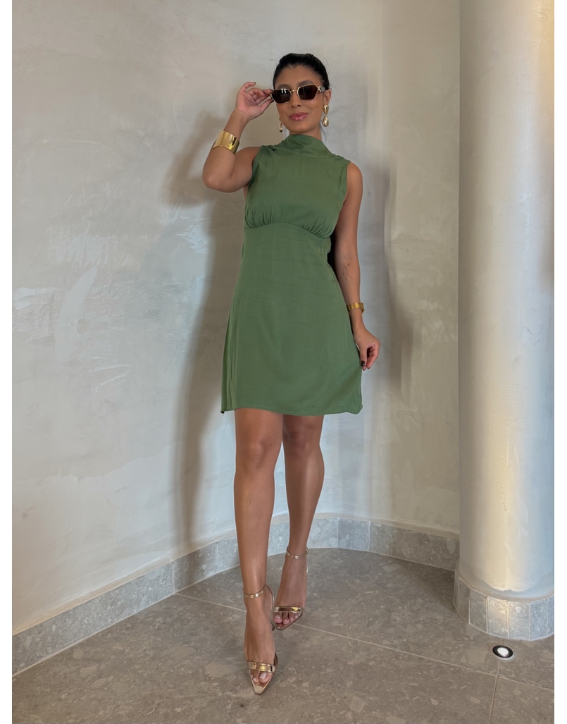 Vestido Lenço Ana Verde 