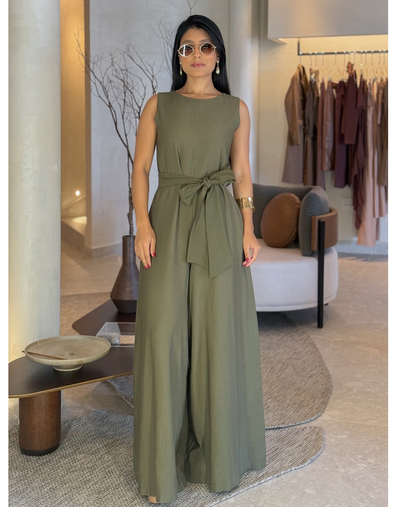 Macacão Pantalona Mônica Militar