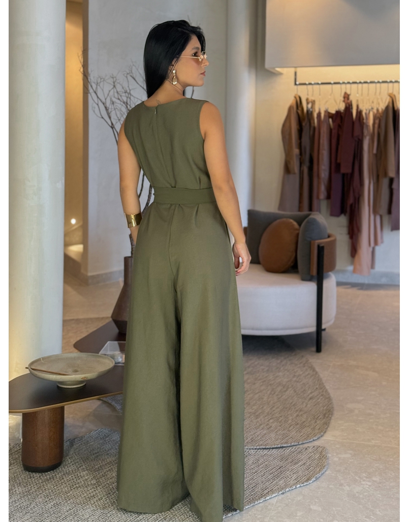 Macacão Pantalona Mônica Militar