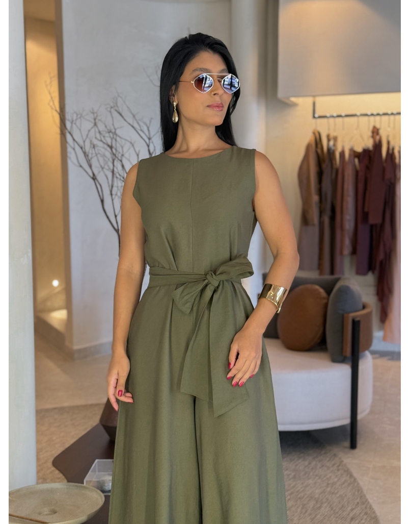 Macacão Pantalona Mônica Militar