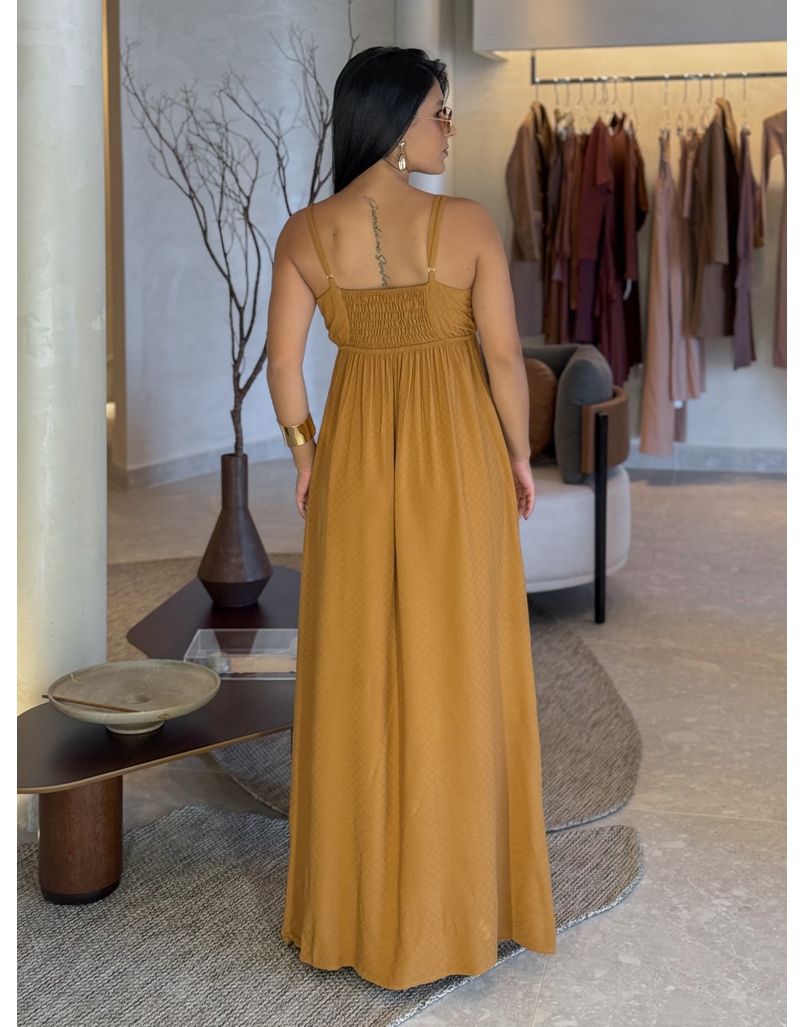 Vestido Liso Ibiza Camelo