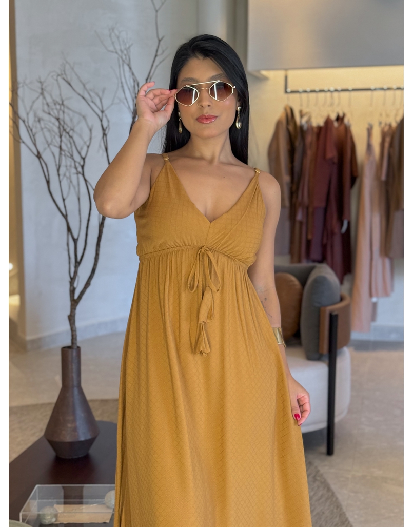 Vestido Liso Ibiza Camelo