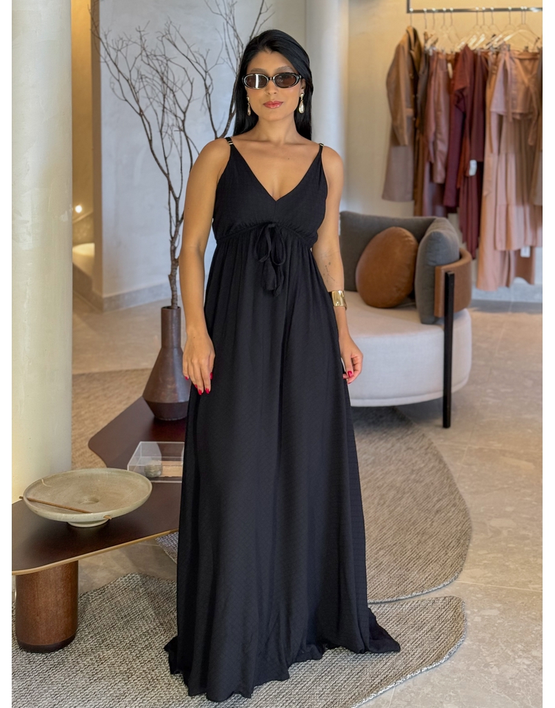 Vestido Liso Ibiza Preto