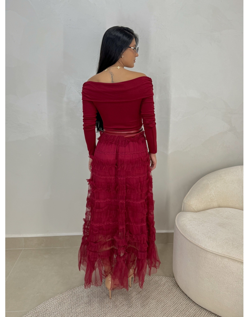 Saia Tule Vicenza Cherry