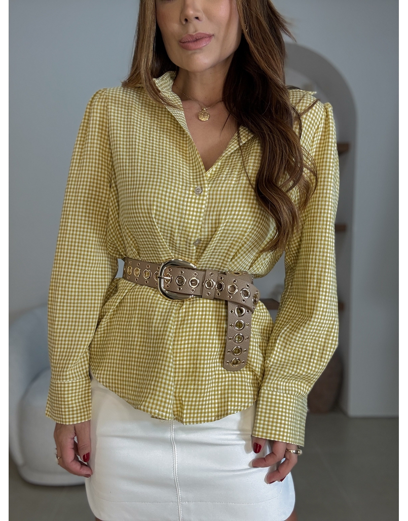 Cinto Passador Metal Cappuccino