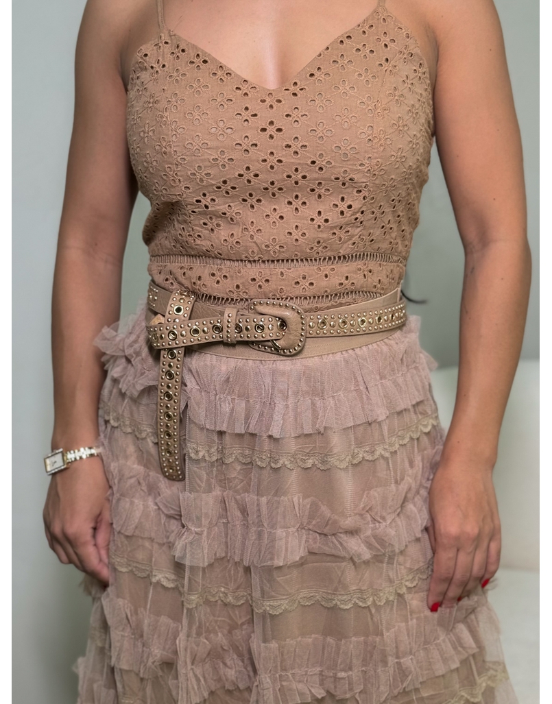 Cinto Metal Cappuccino