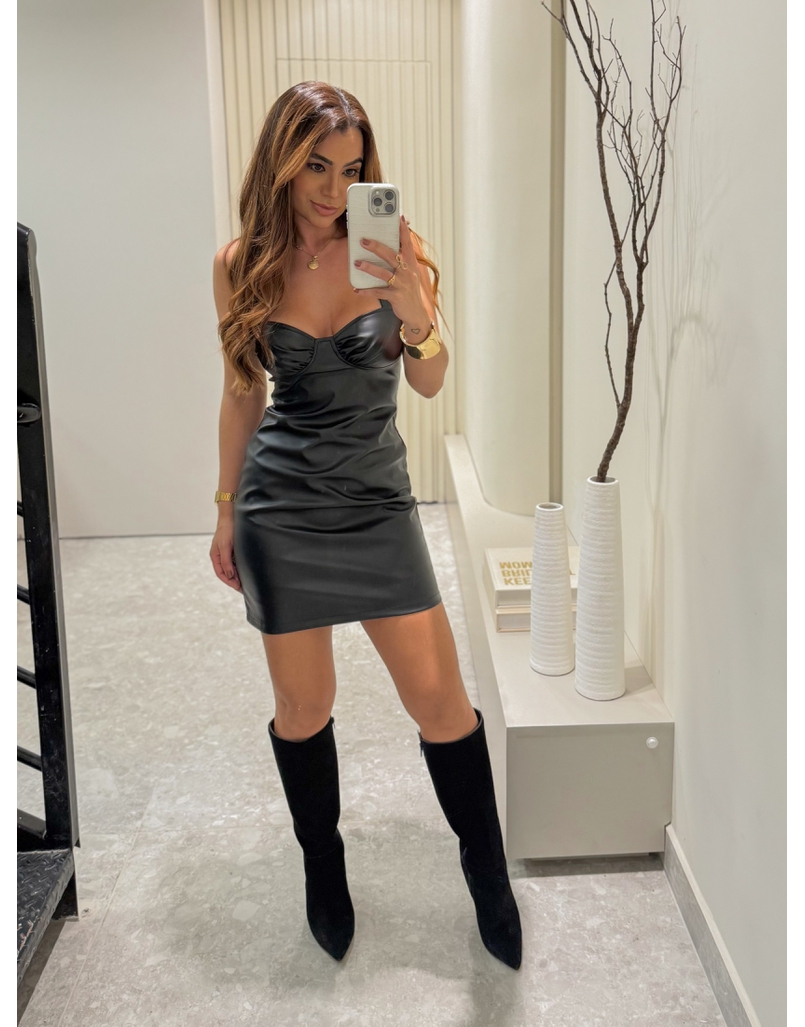 Vestido Meia Taça Marília Preto