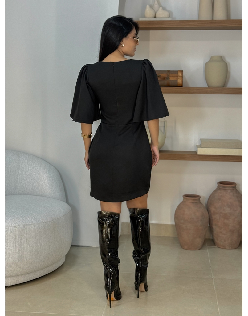 Vestido Alfaiataria Angel Preto 