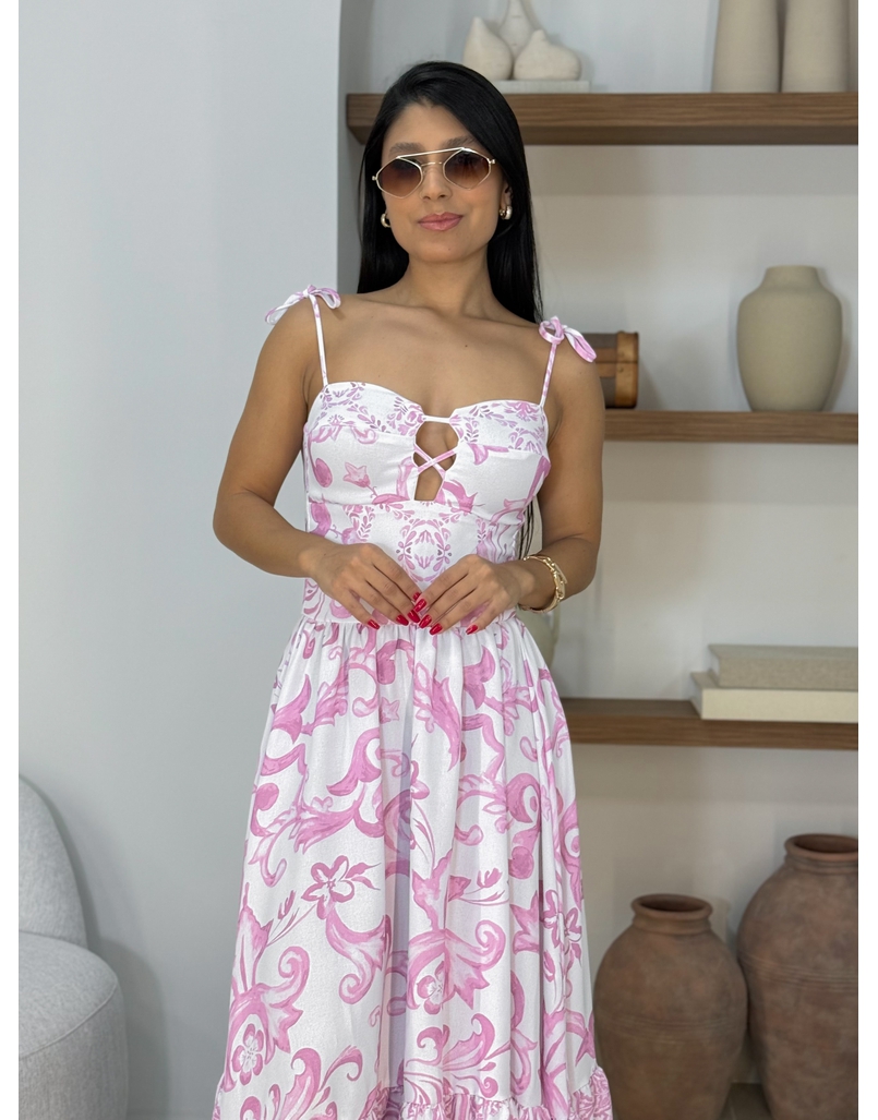 Vestido Thiara Rosa