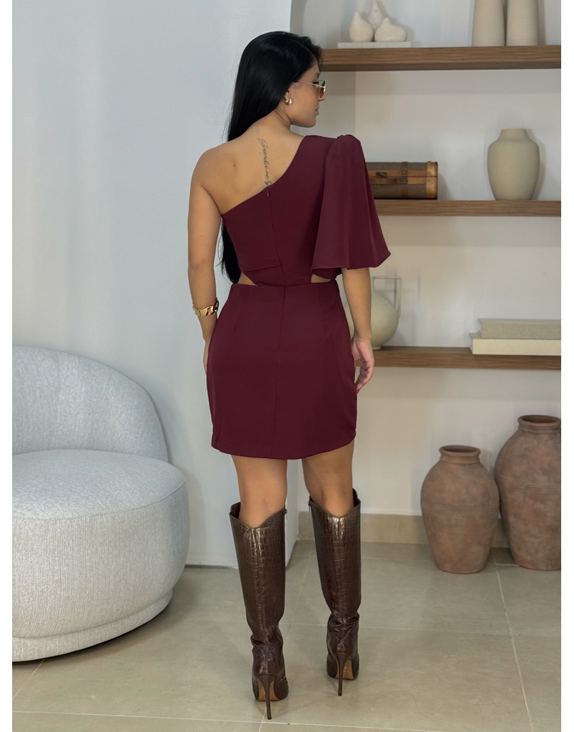 Vestido Alfaiataria Alessia Cereja