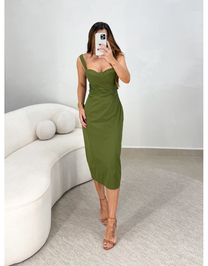 Vestido Meia Taça Yasmim Militar