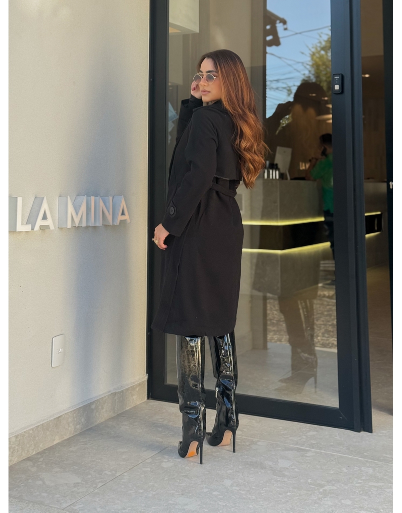 Sobretudo Sibéria Preto