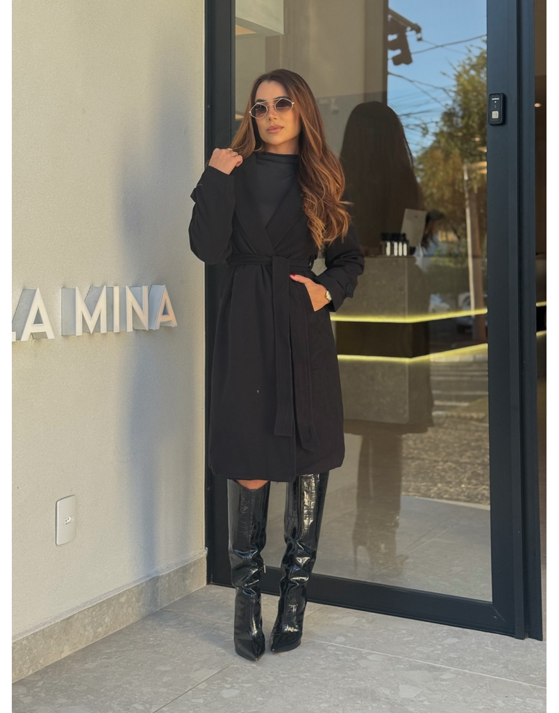 Sobretudo Sibéria Preto