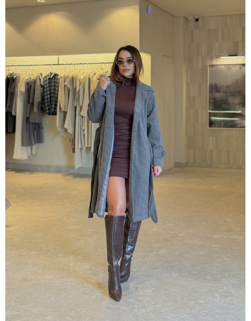 Sobretudo Sibéria Cinza