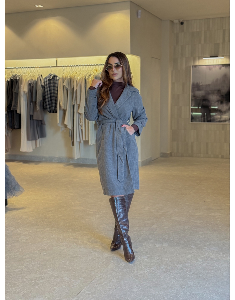 Sobretudo Sibéria Cinza