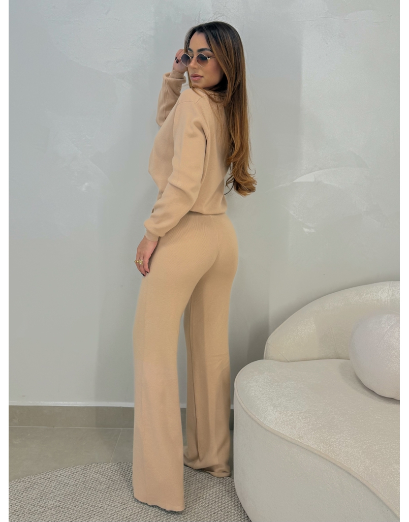 Conjunto Tricot Santorini Rosa Chá