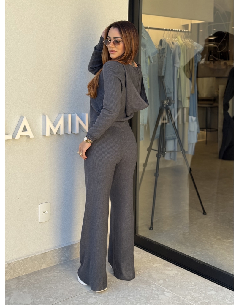 Conjunto Tricot Isabel Chumbo