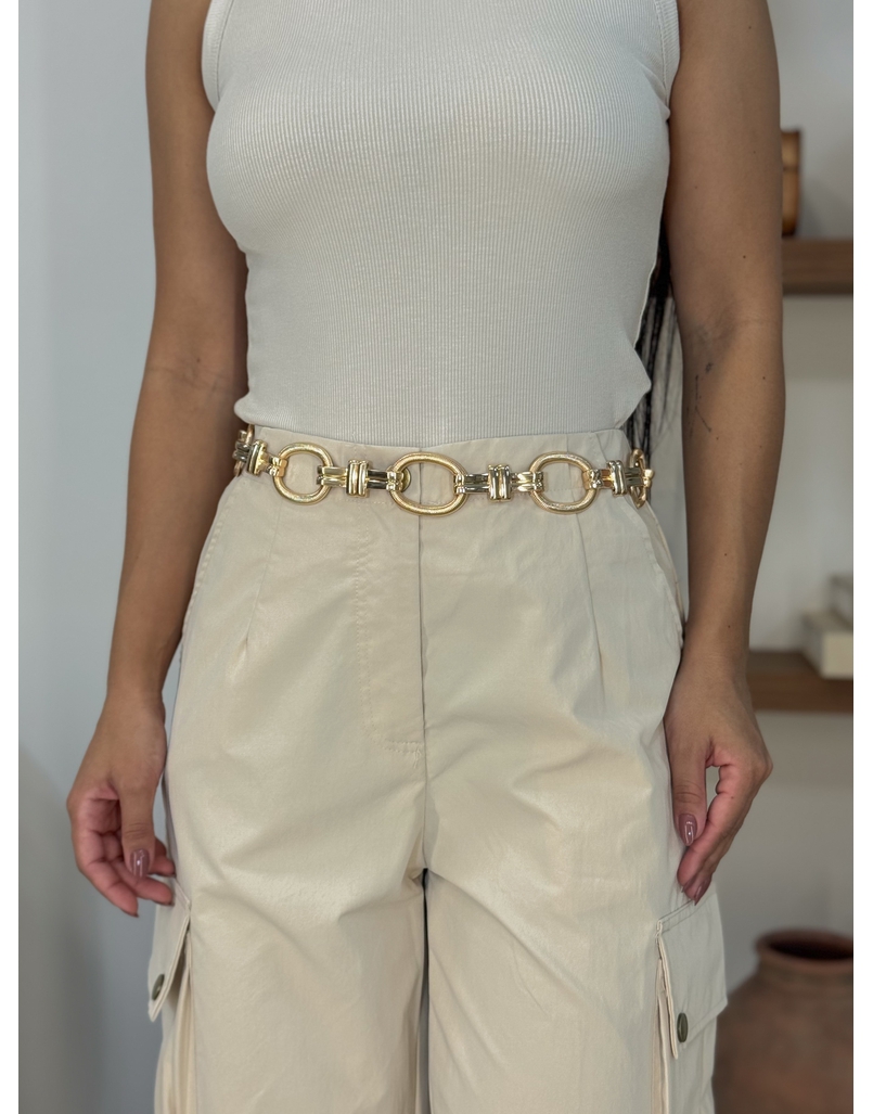 Cinto Metal Lu Dourado
