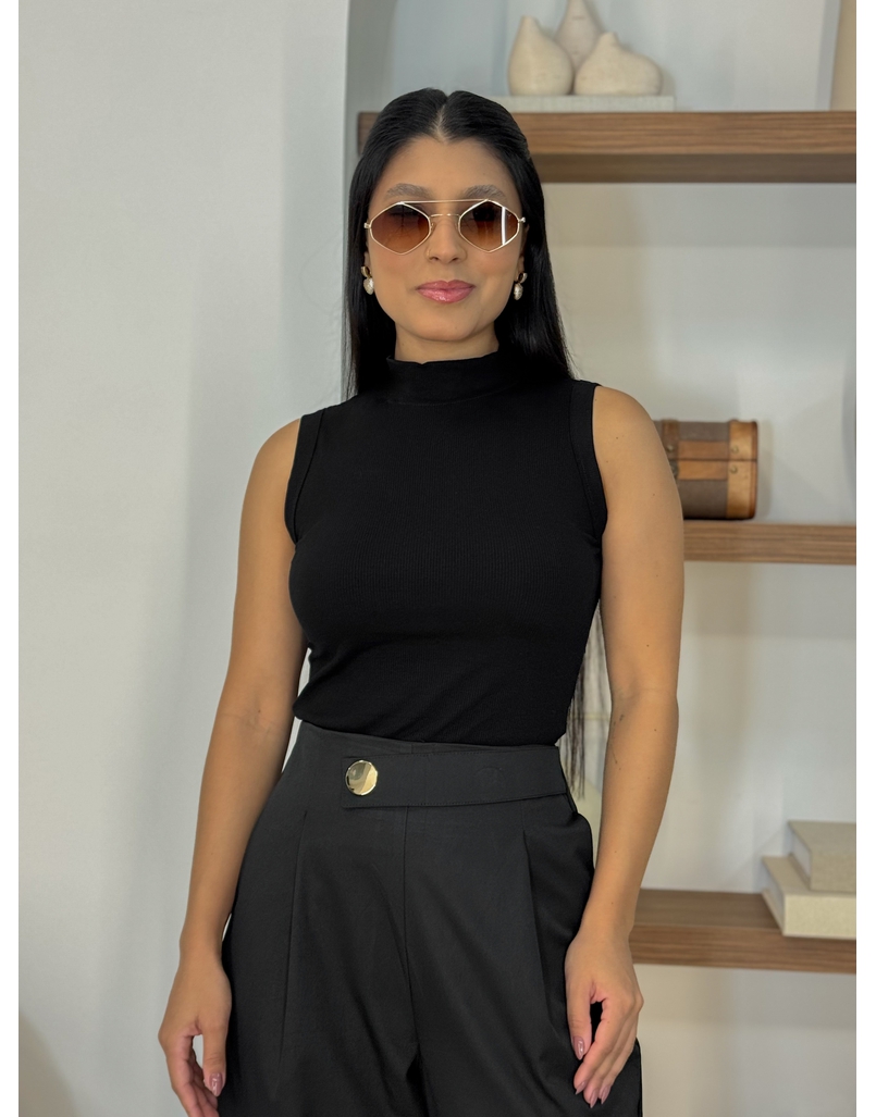 Regata Canelada Nara Preta