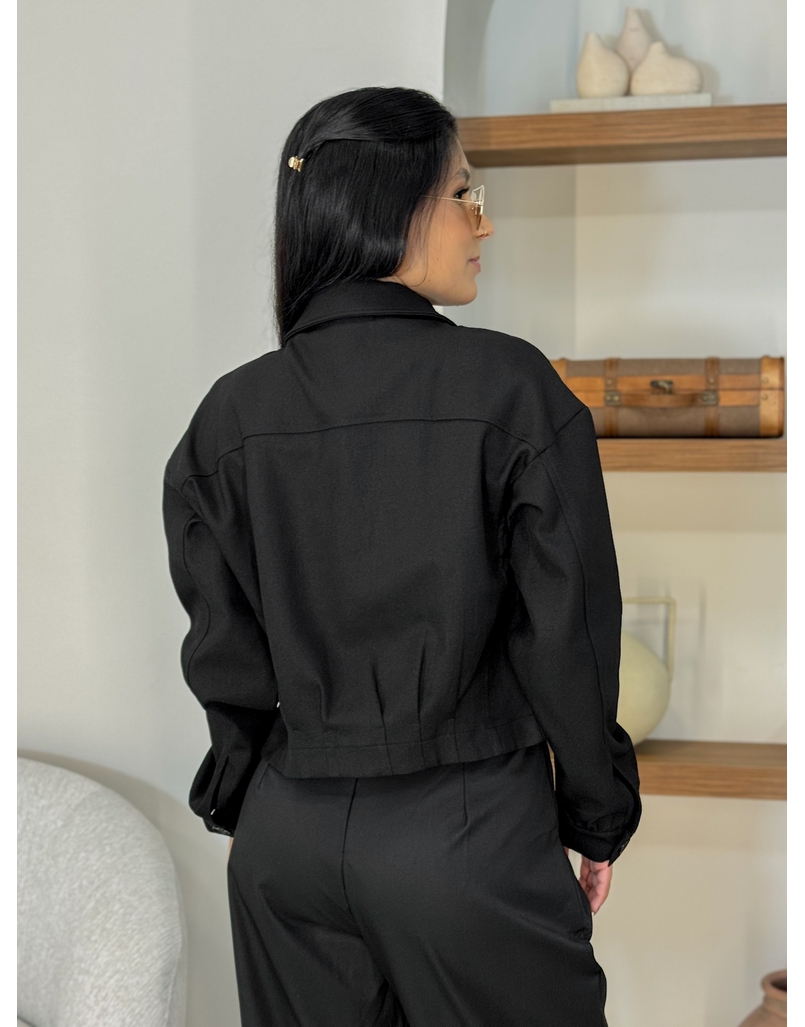 Jaqueta Bolso Anastacia Preto