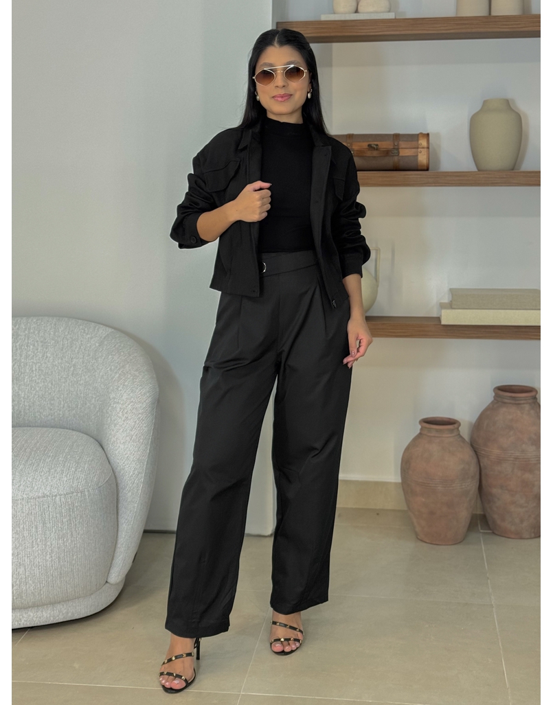 Jaqueta Bolso Anastacia Preto