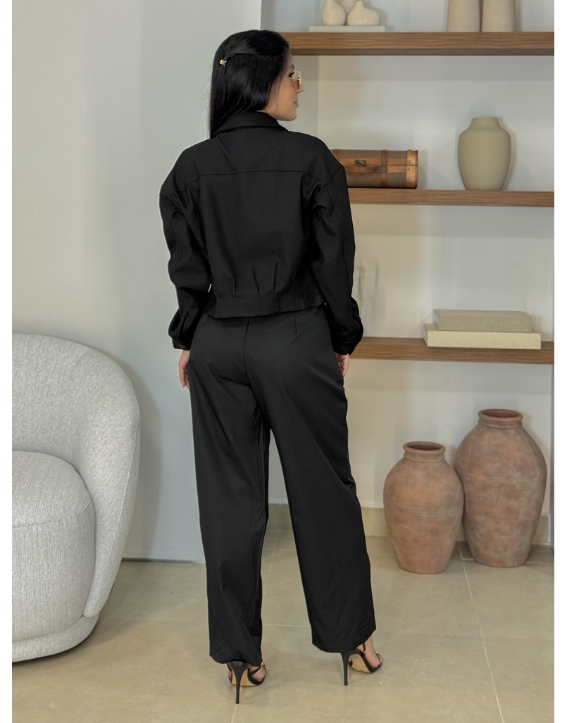 Jaqueta Bolso Anastacia Preto