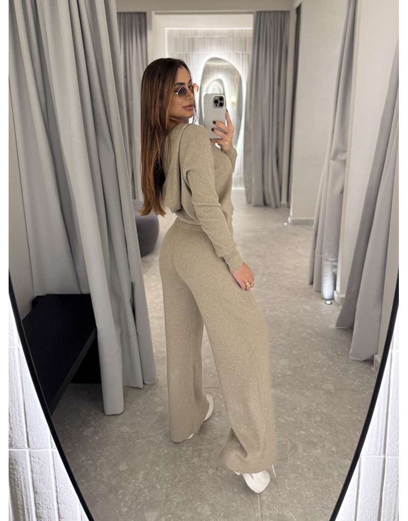 Conjunto Tricot Isabel Cappuccino