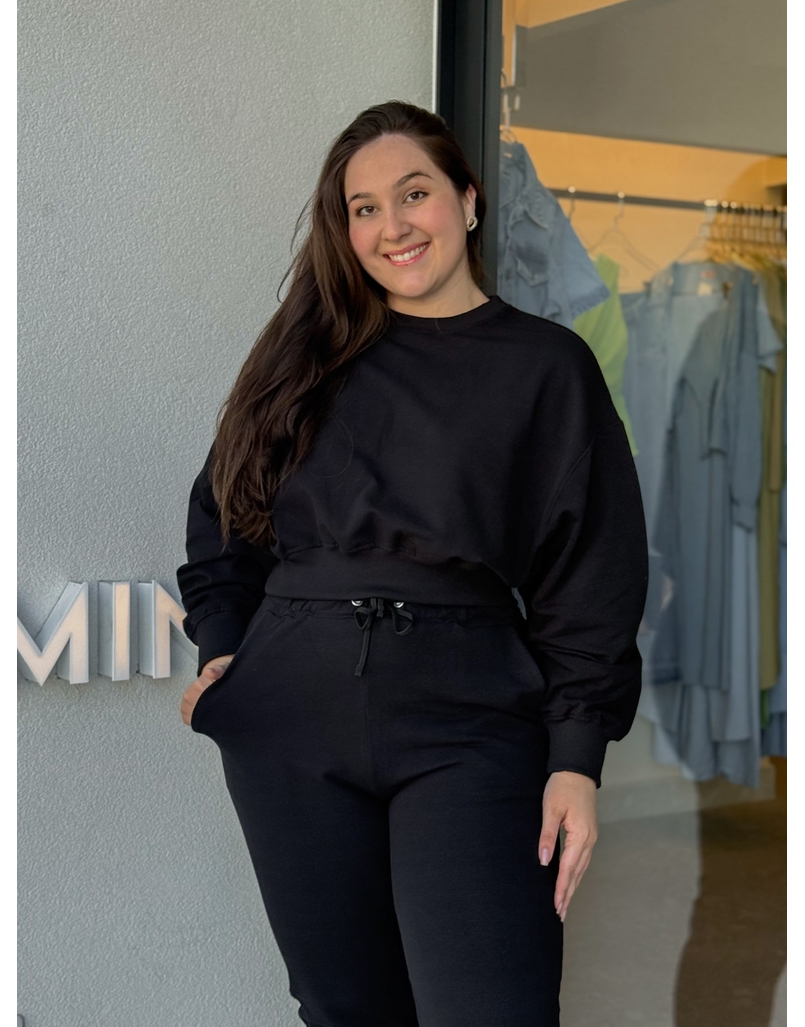 Conjunto Moletom Jogger Preto