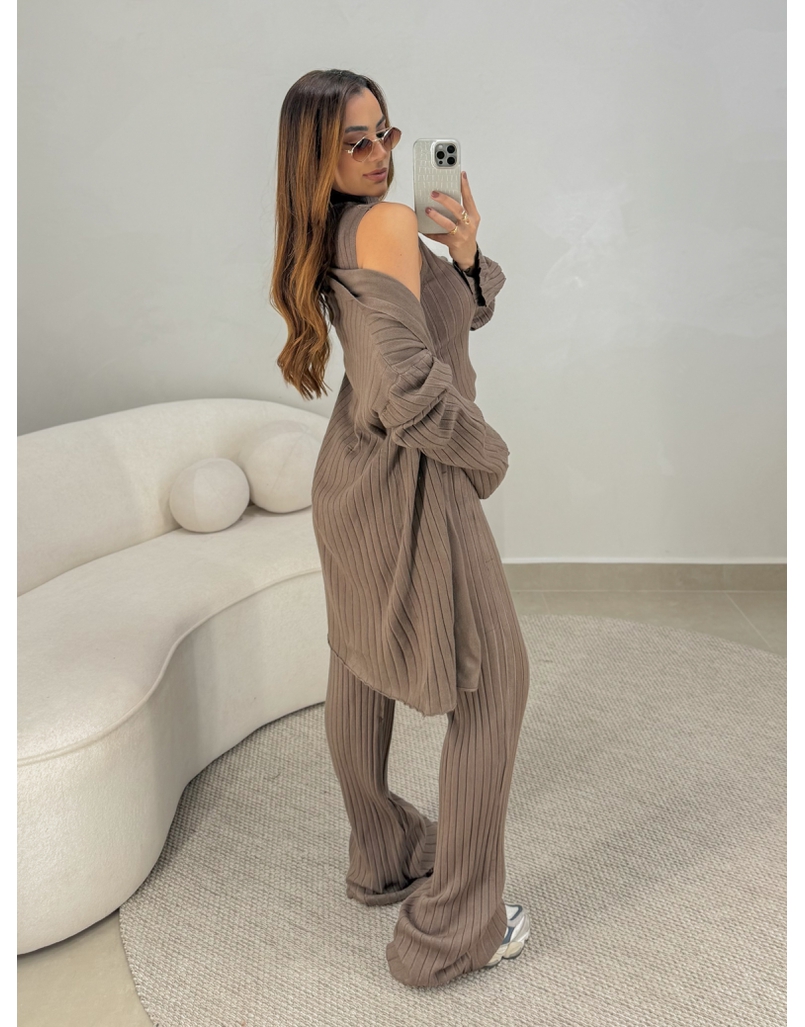 Conjunto 3 peças Gisele Marrom