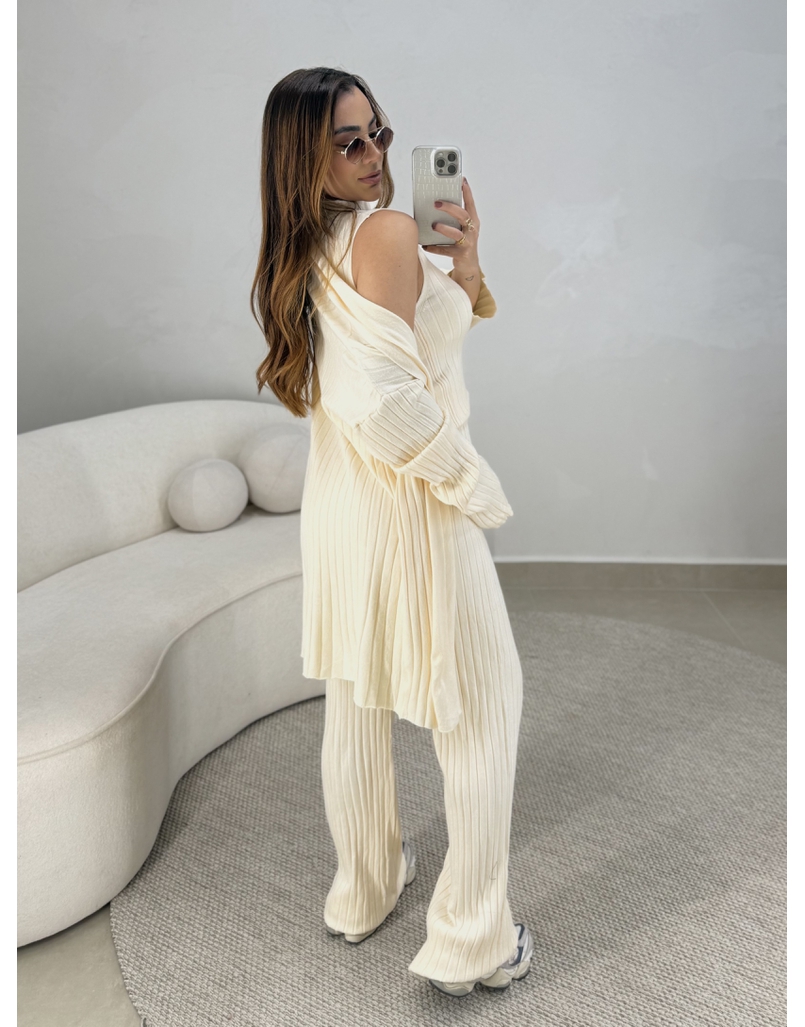 Conjunto 3 peças Gisele Creme