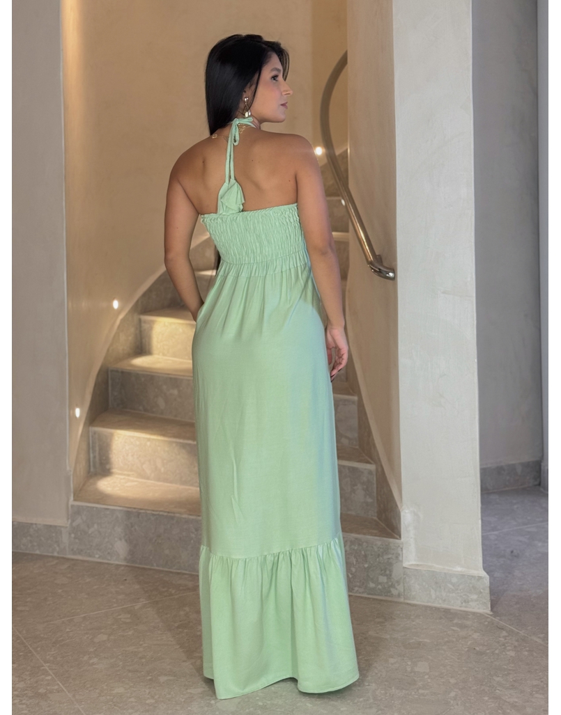 Vestido Midi Amanda Tomara Que Caia Menta 