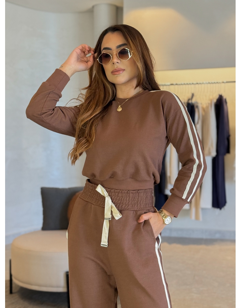 Conjunto Calça Nayane Café 