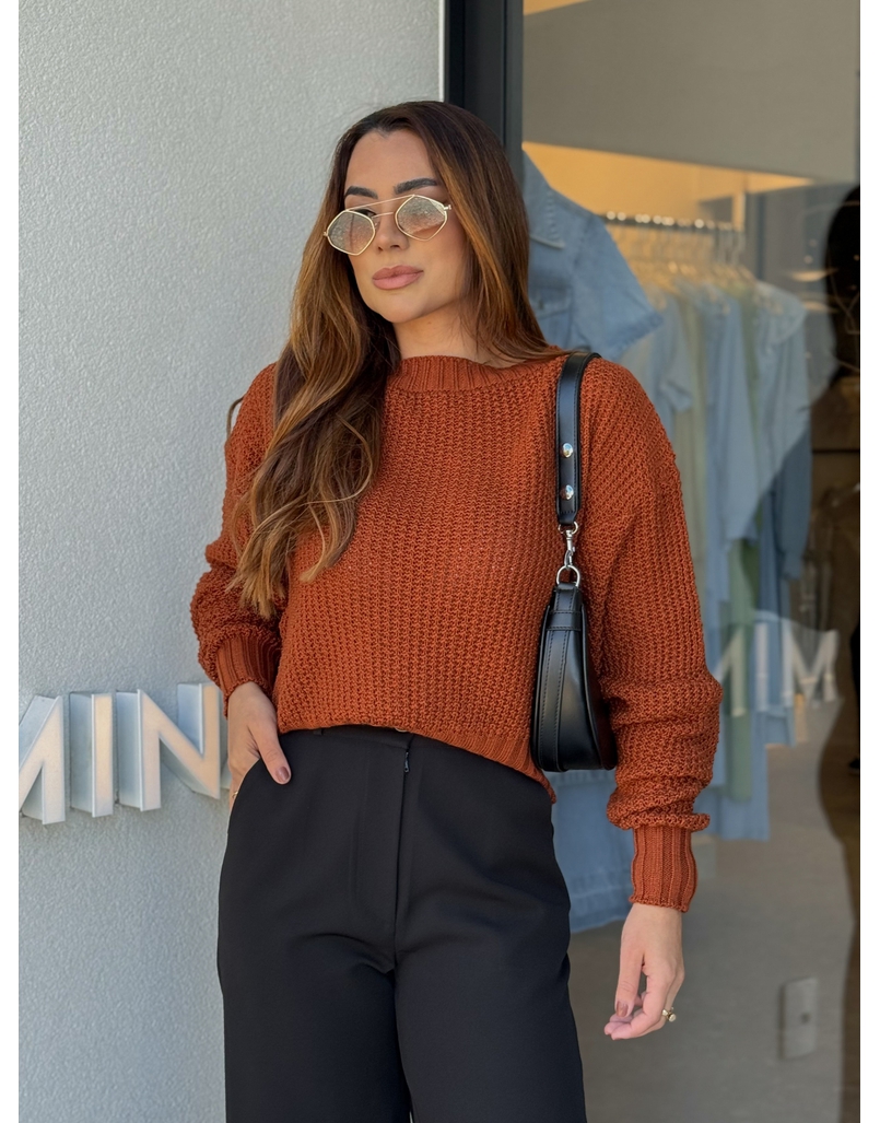 Blusa Tricot Espanha Telha