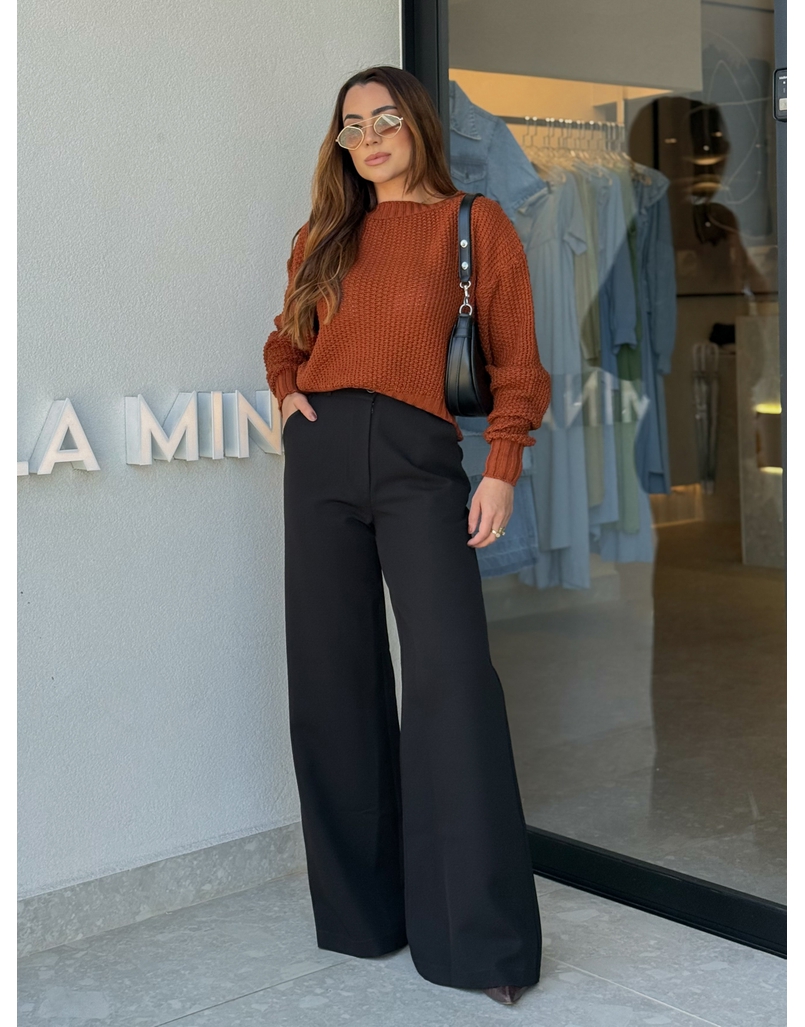 Calça Alfaiataria Maria Preta