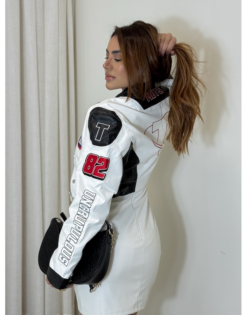 Jaqueta Racer Branca