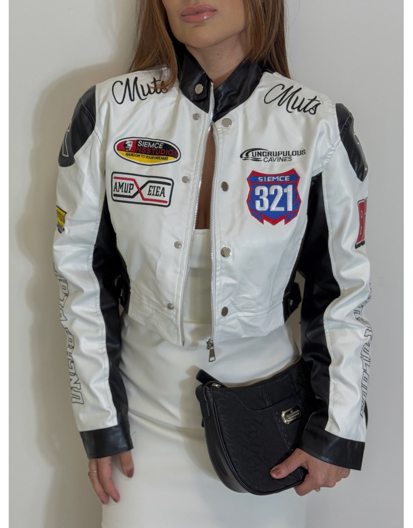 Jaqueta Racer Branca