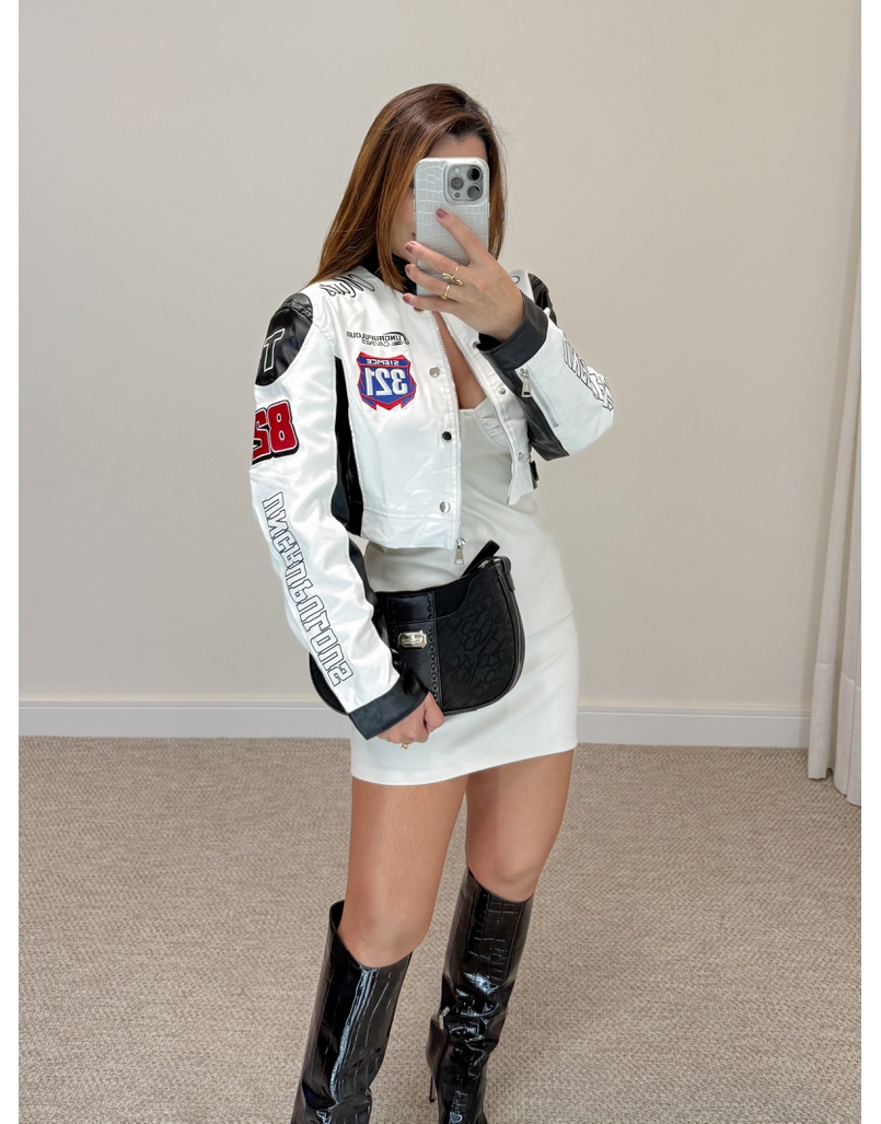 Jaqueta Racer Branca