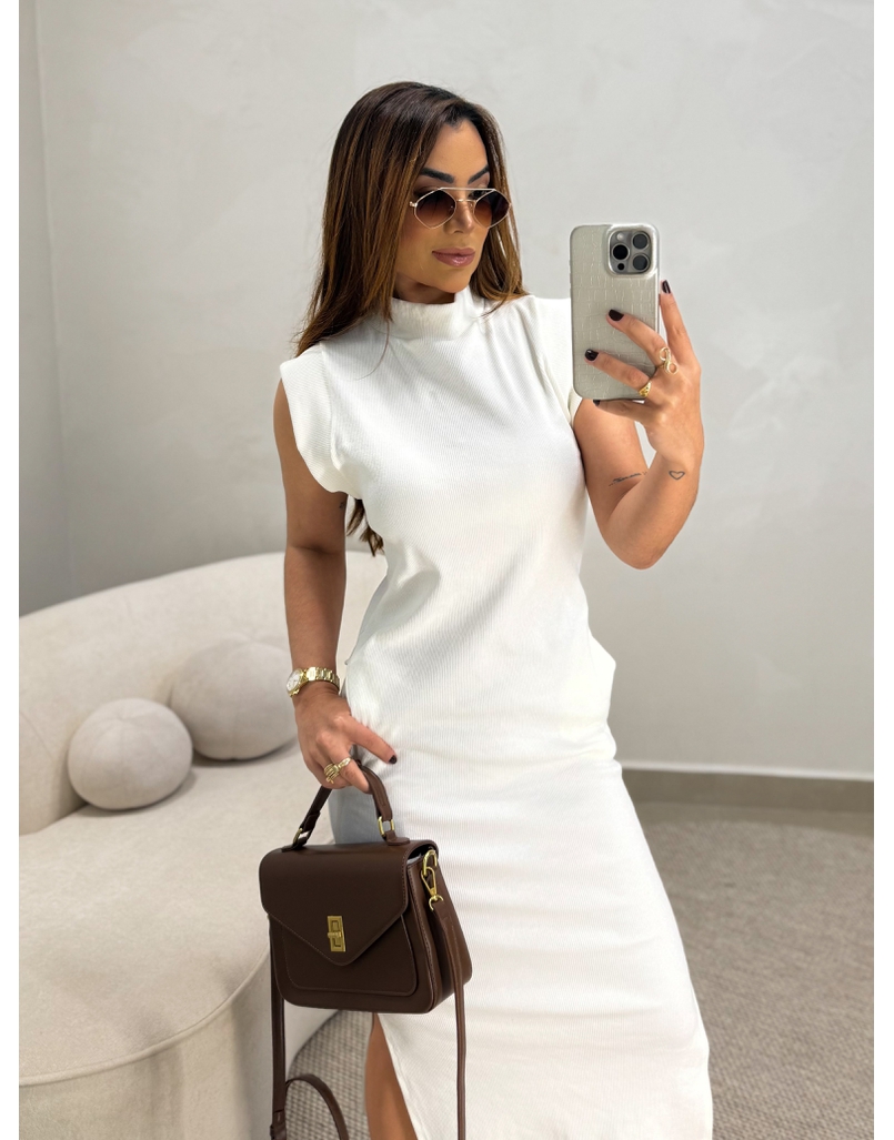 Vestido Canelado Muscle Tee Off