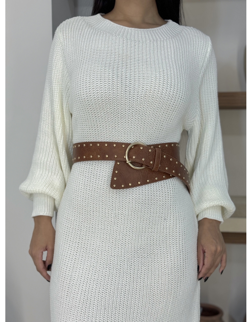 Cinto Assimétrico Café 