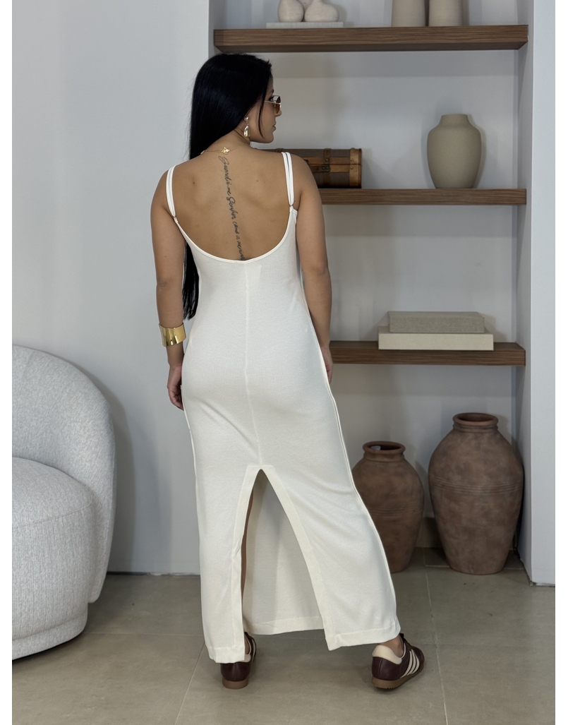 Vestido Canelado Margot Off