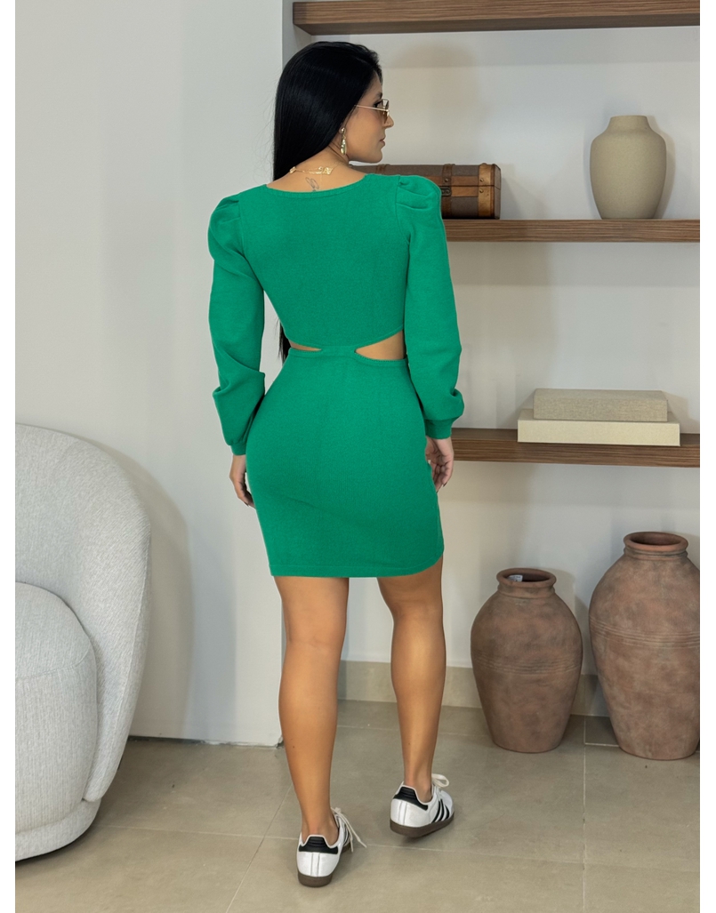 Vestido Tricot Josi Verde