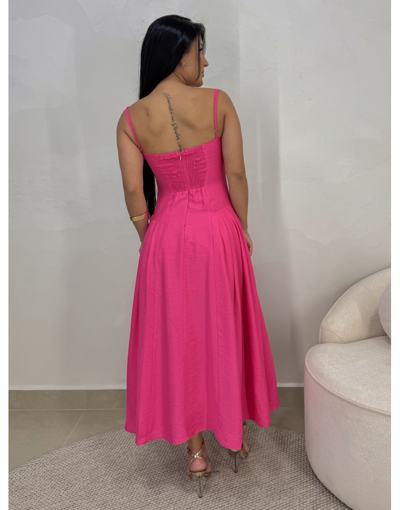 Vestido Meia Taça Turquia Pink
