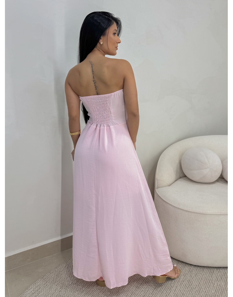 Vestido Tomara Que Caia Aline Rosa