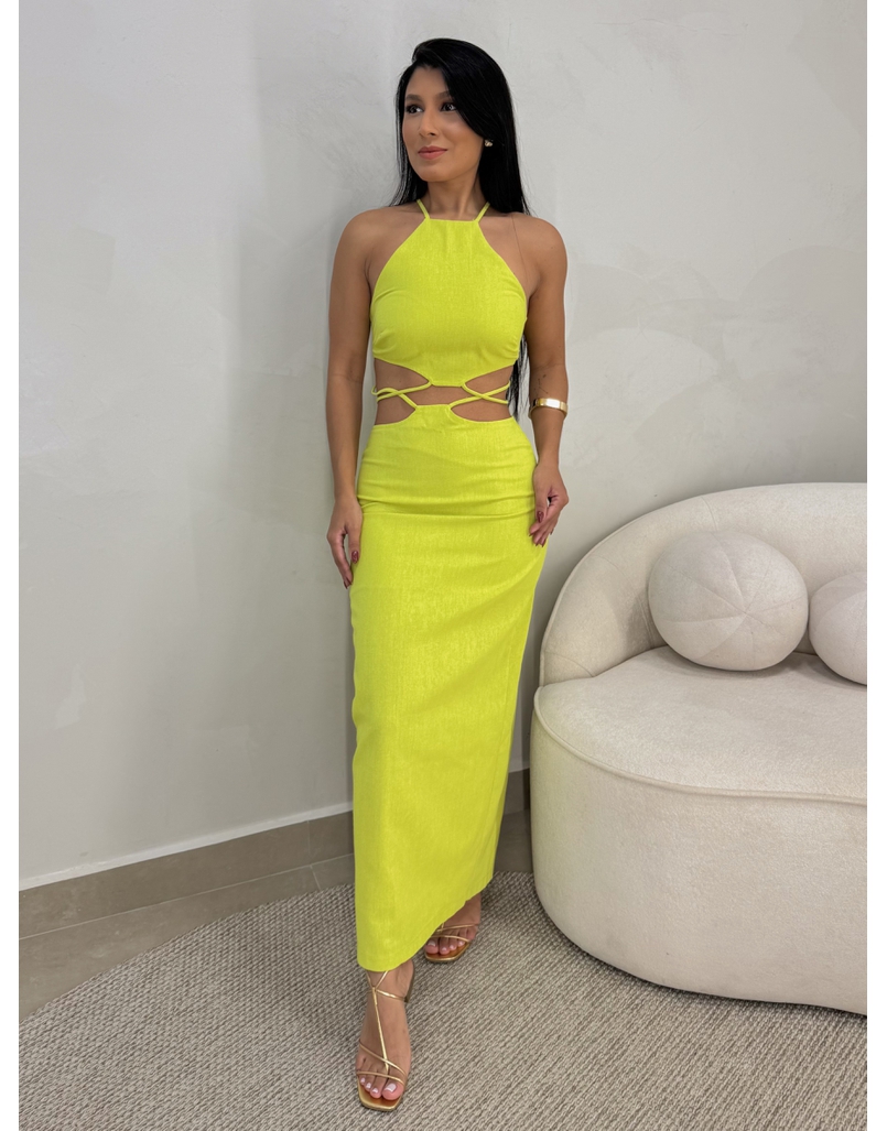 Vestido Midi Nápoles Verde