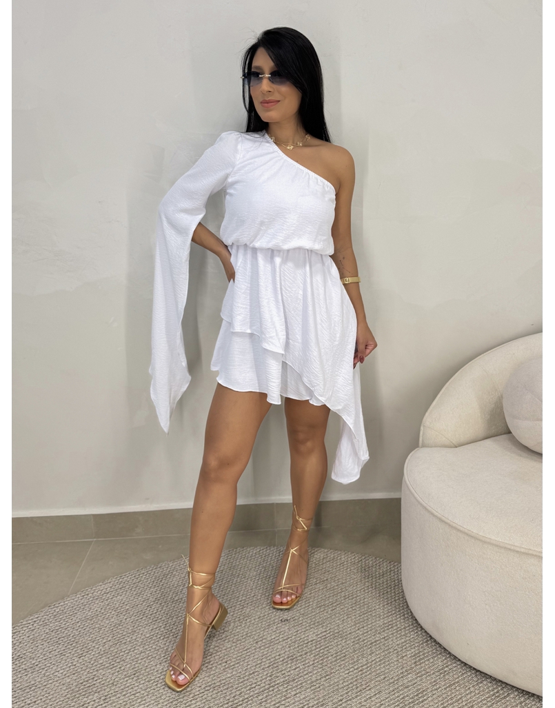 Vestido Nula Manga Becca Branco